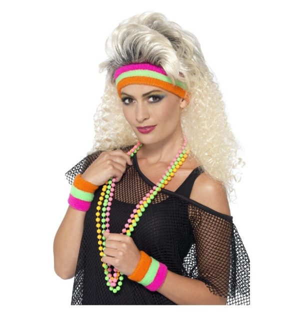 Stribede svedbånd/pandebånd