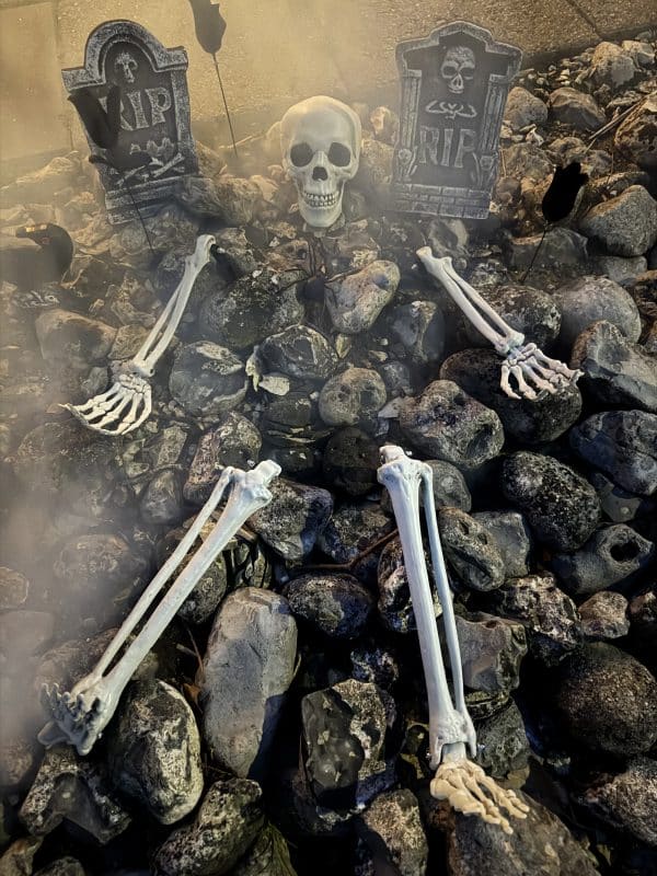 Skelet dekorationssæt