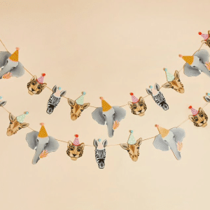 Beige folie ballon m/hest