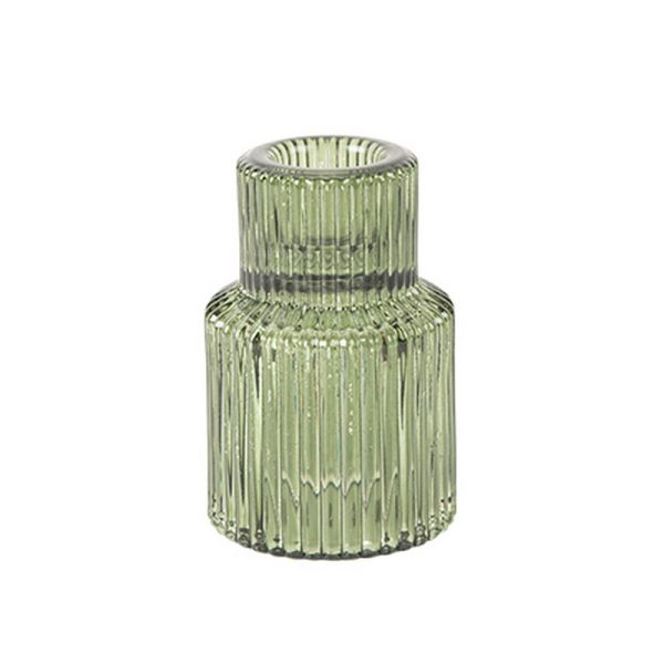 Oliven grøn lysestage