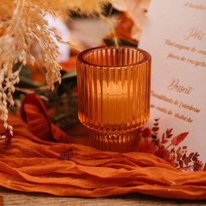 Fersken kombi lysestage