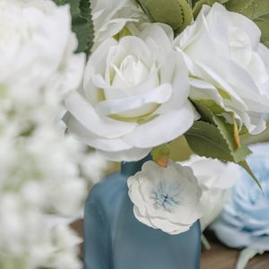 Lyseblå blomst dekoration Lyseblå blomst dekoration