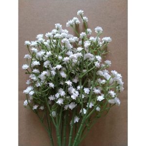 Hvid kunstig brudeslør blomst