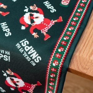 Mørkegrøn bordløber m/snaps