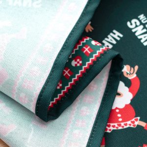 Mørkegrøn bordløber m/snaps