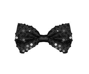 Sort butterfly med palietter