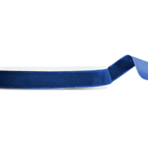 Navy blå velour bånd
