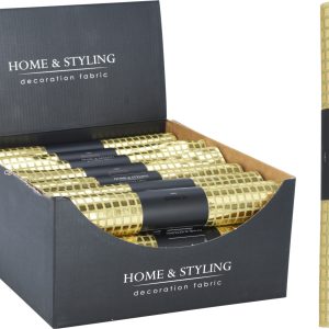 Guld disko fyrfadsstage