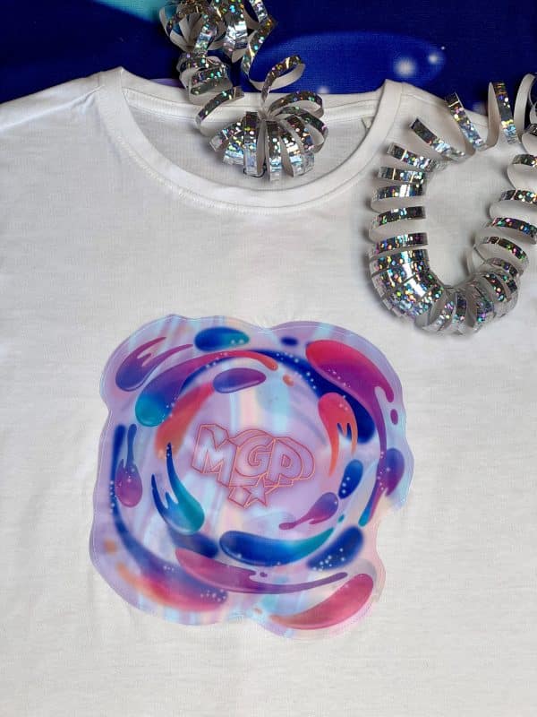 Børne MGP t-shirt hvid med logo 2025