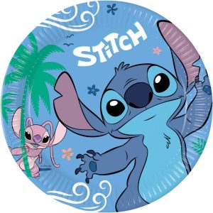 Stitch® tallerkener (8 stk. i en pakke)