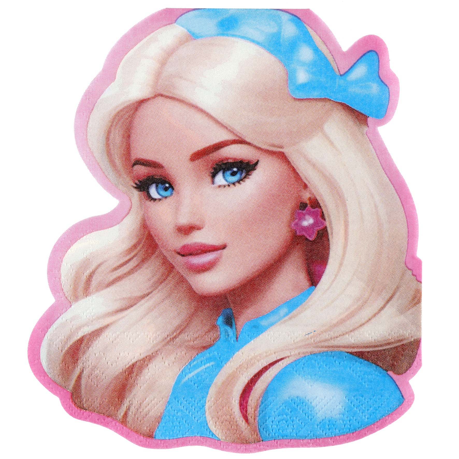 Barbie Serviet - 1 stk (33 x 29 cm) | Party In A Box - pink