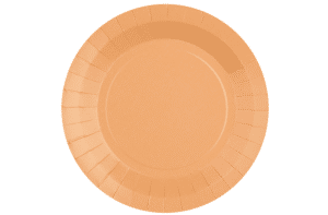 Fersken paptallerken