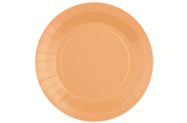 Fersken paptallerken