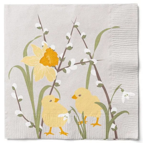 Påskekylling servietter