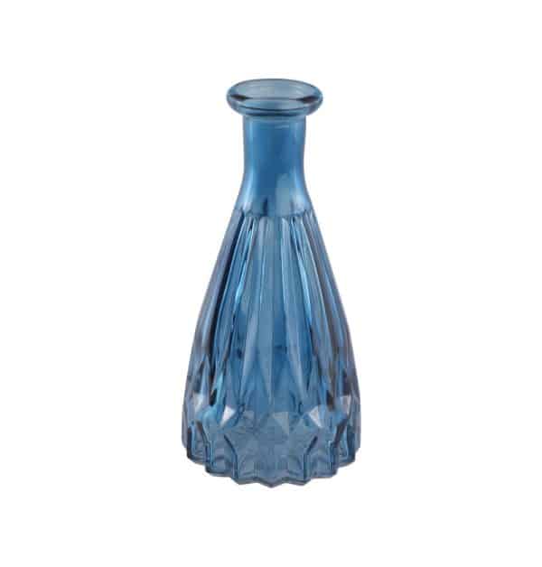 Blå glas vase Blå glas vase