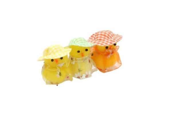 Påskekyllinger med solhatte