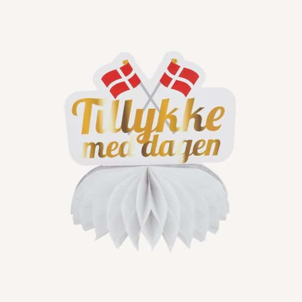 Centerpiece “tillykke med dagen” dekoration