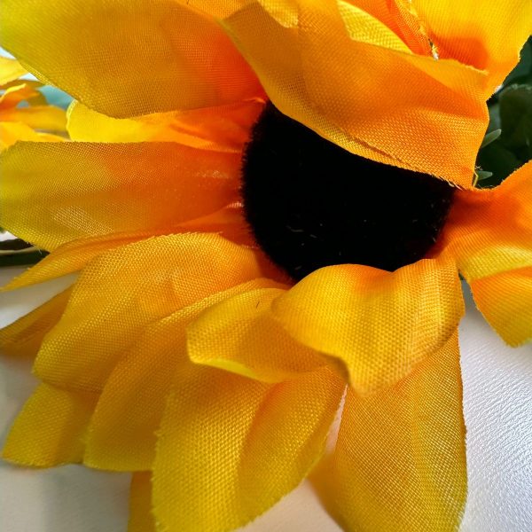 Kunstig solsikke guirlande