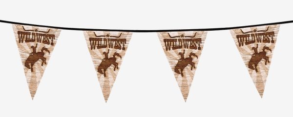 Wild west vimpel banner