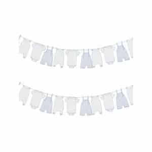 Lyseblå baby tøjsnor guirlande