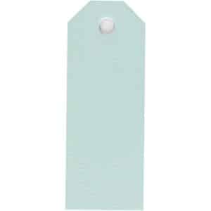 Lyseblå manila mærke