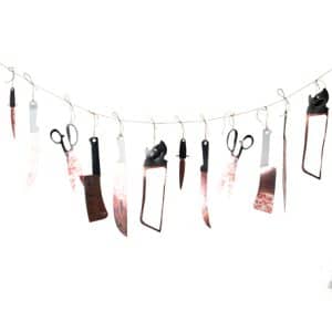 Guirlande m/blodigt værktøj