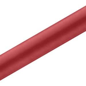 Rød satin bordløber