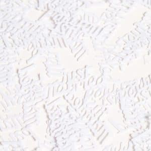 Hvid "just married" konfetti