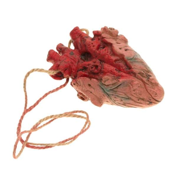 Hængende blodigt latex hjerte Hængende blodigt latex hjerte