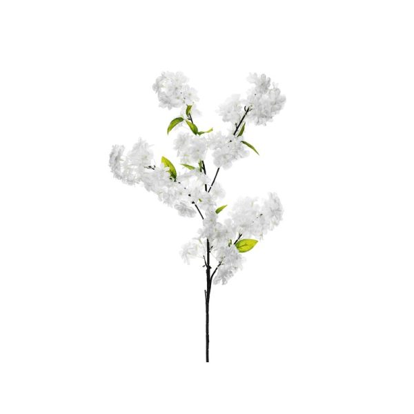 Kunstig hvid blooming cherry blomst