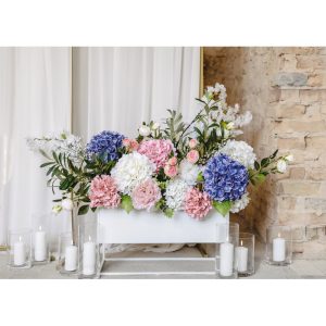 Kunstig creme premium hortensia blomst (stor) Kunstig creme premium hortensia blomst (stor)