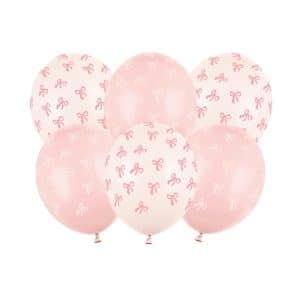 Lyserød sløjfe ballon