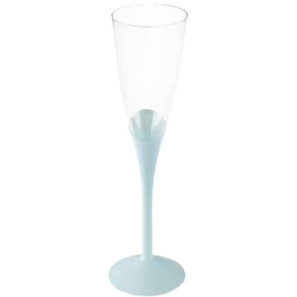 Pastel lyseblå champagneglas Pastel lyseblå champagneglas