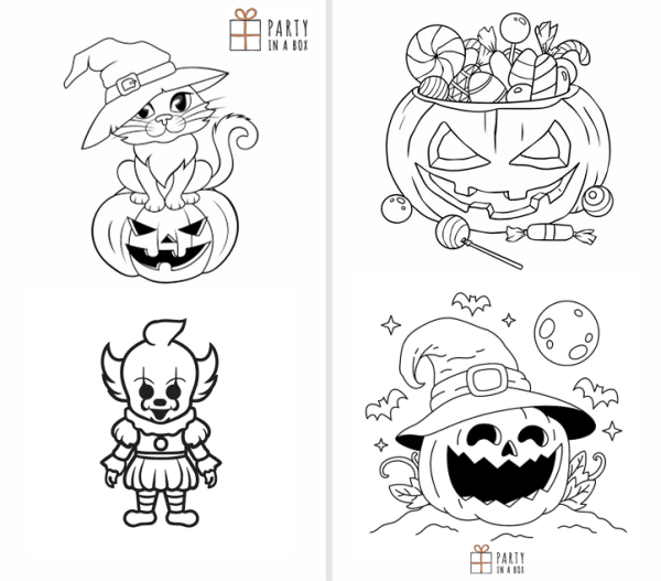 10 halloween tegninger gratis til print
