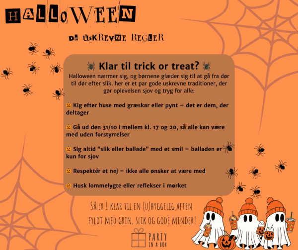 Halloween uskrevne regler
