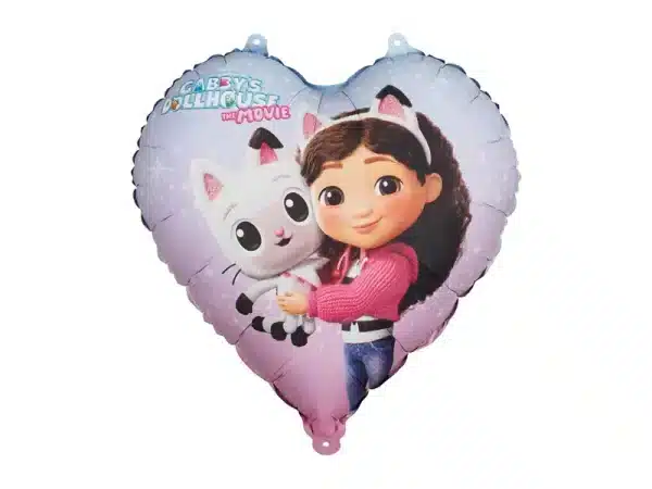 Gabby’s Dollhouse® hjerte folie ballon Gabby’s Dollhouse® hjerte folie ballon