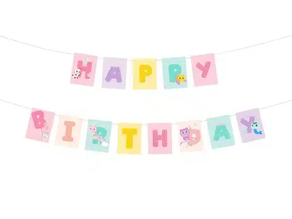 Gabby’s Dollhouse® “Happy Birthday” banner
