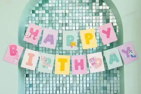 Gabby’s Dollhouse® “Happy Birthday” banner