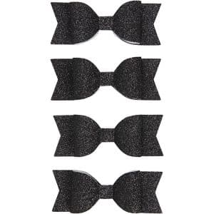 Sort sløjfer m/glimmer