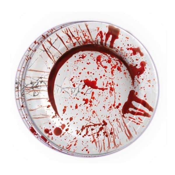 Blodig halloween tallerken