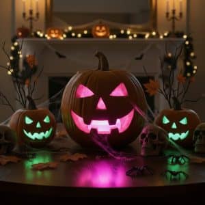 Halloween LED lys