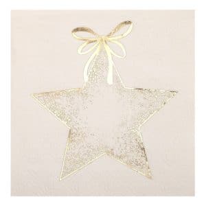 Sort jule serviet m/snaps