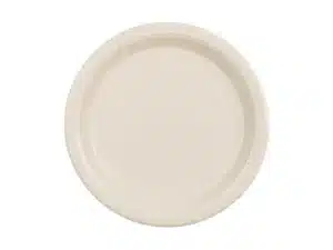 Beige paptallerken (stor)