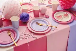 Beige paptallerken (lille)