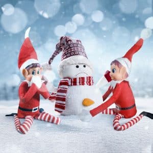 Sort jule serviet m/snaps