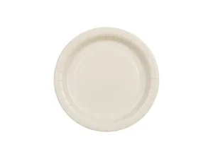 Beige paptallerken (lille)