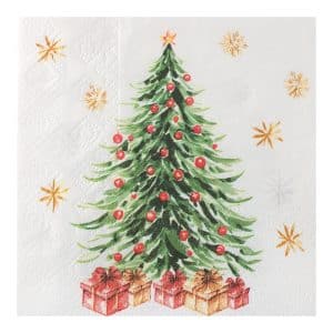 Sort jule serviet m/snaps