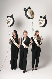 Creme skråbånd “Happy 60!” Creme skråbånd “Happy 60!”