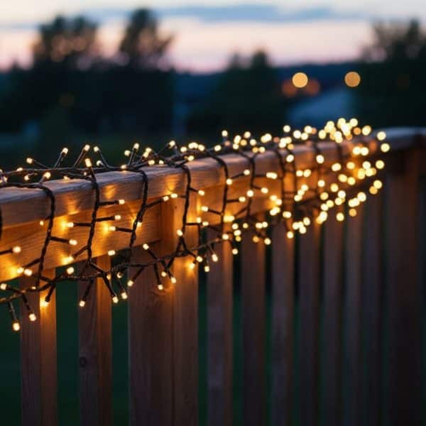 Varm hvid lyskæde m/400 LED