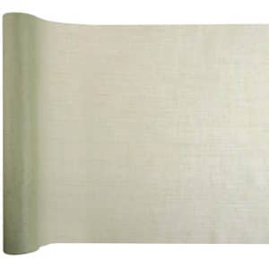 Oliven grøn musselin stof bordløber